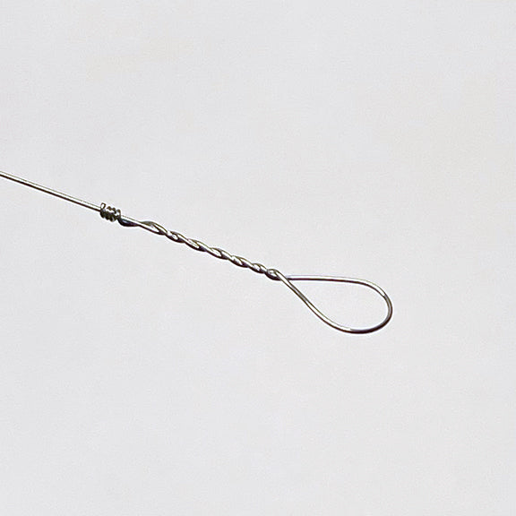 loop-end mandola strings with secure double-lock loop