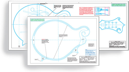 blueprints for building an F5 mandolin.