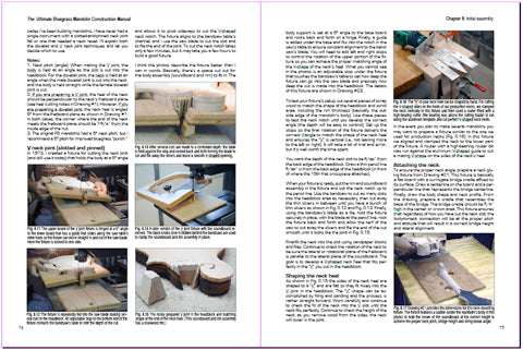 Plans for building an F5 mandolin