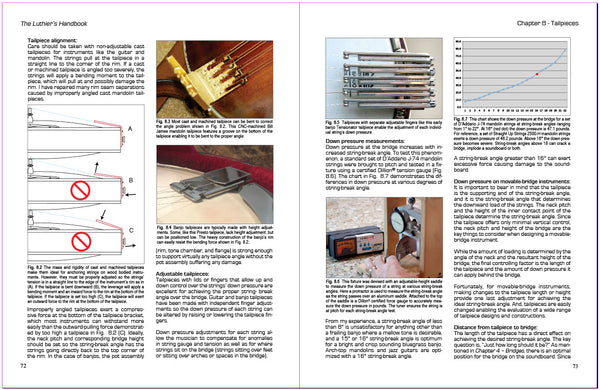 Tailpiece designs for guitars and mandolins