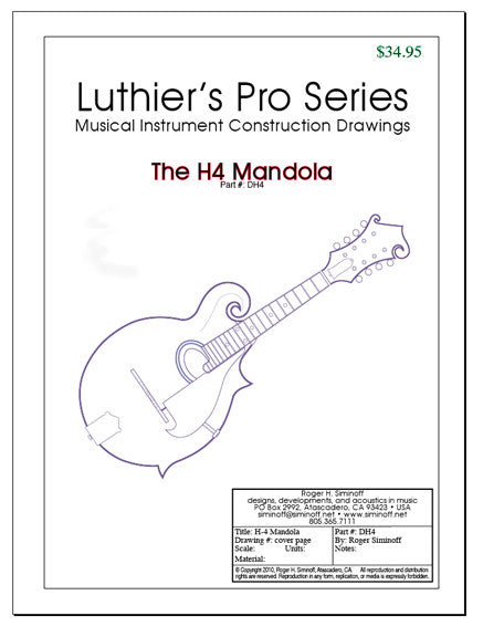 H4 Mandola ProSeries Drawings - full-size