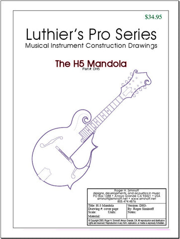 H5 Mandola ProSeries Drawings - full size