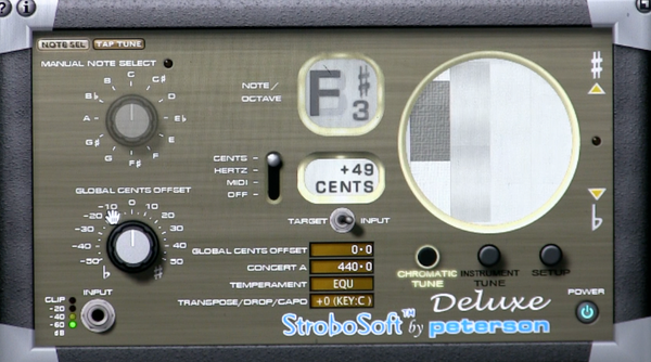 using strobosoft for tap tuning and voicing